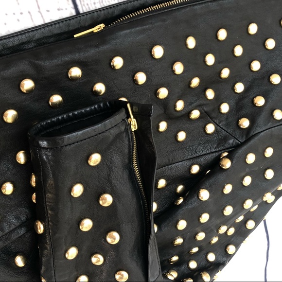 Vintage DVF leather studded jacket - Picture 5 of 8